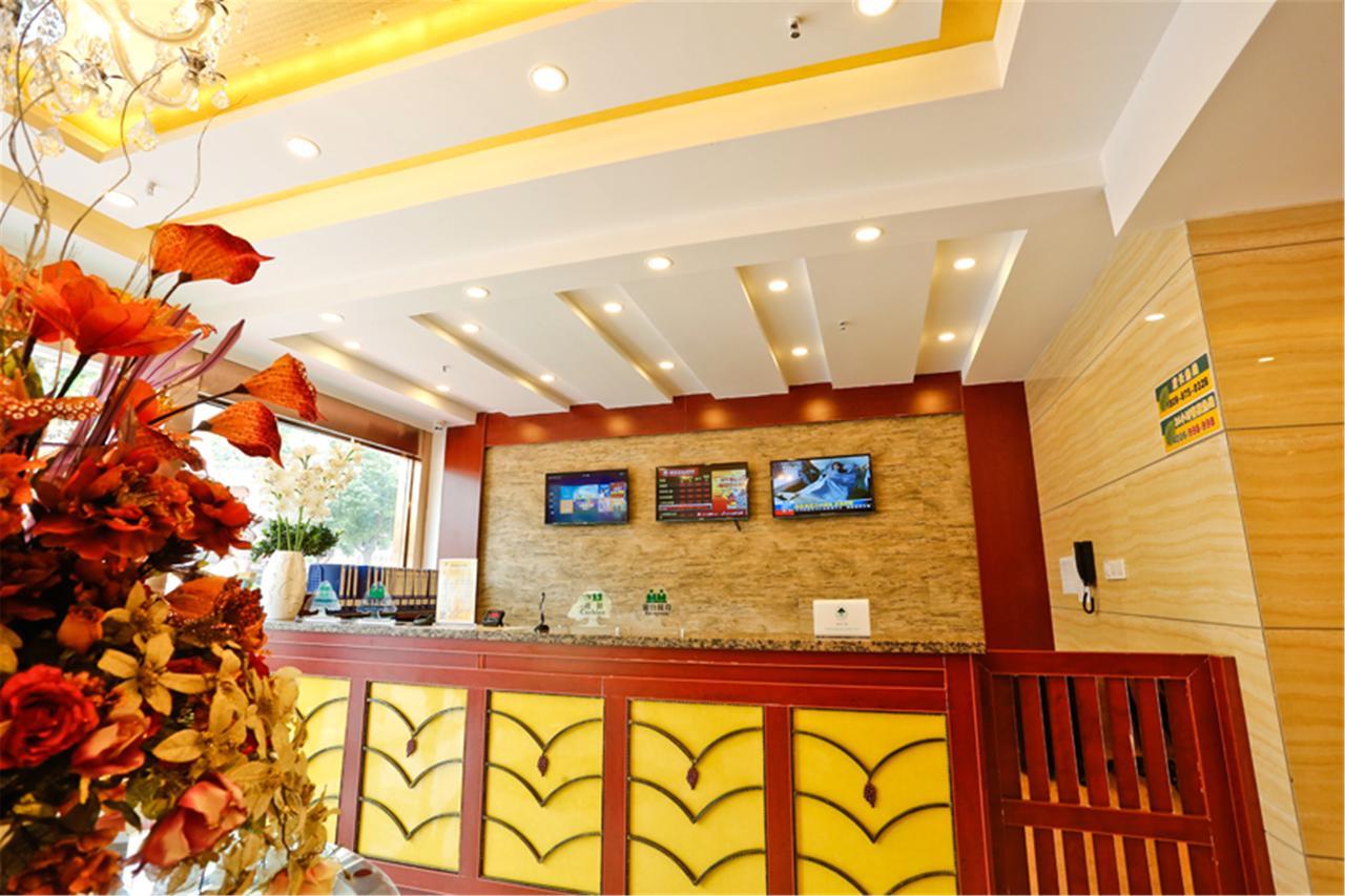 Greentree Inn Jiangxi Jindezhen People Square Jindin Business Hotel Jingdezhen Exteriör bild