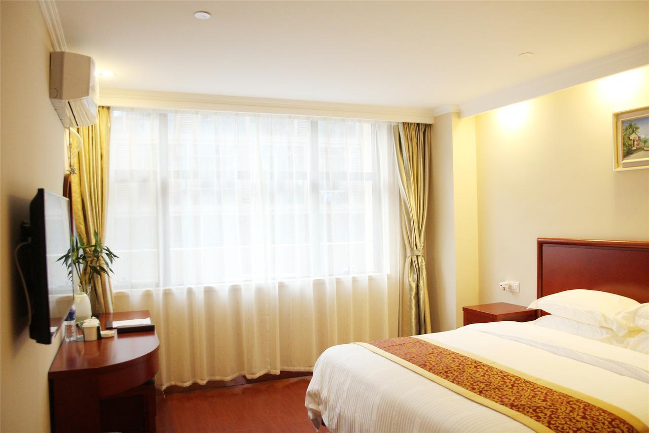 Greentree Inn Jiangxi Jindezhen People Square Jindin Business Hotel Jingdezhen Exteriör bild